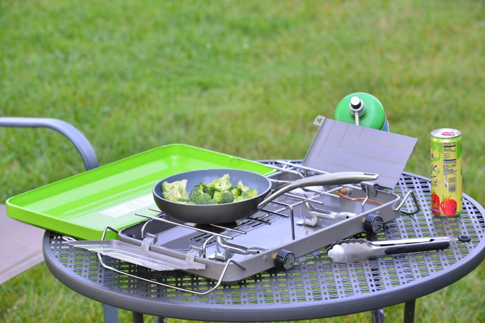 2 Burner High Output Portable Table Top Propane Camping Stove