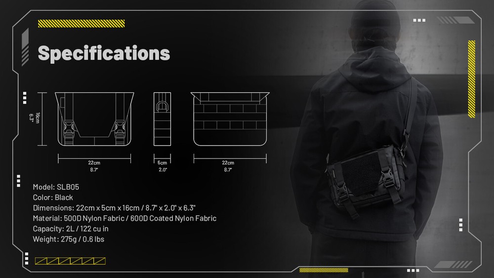 NiteCore SLB05 Modular Commuting Sling Bag