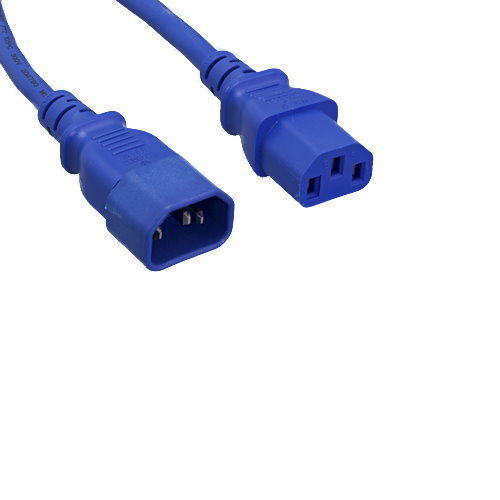 2 Ft Blue Power Cable for Dell PowerSwitch E3200-ON E3200 Series Jumper Cord