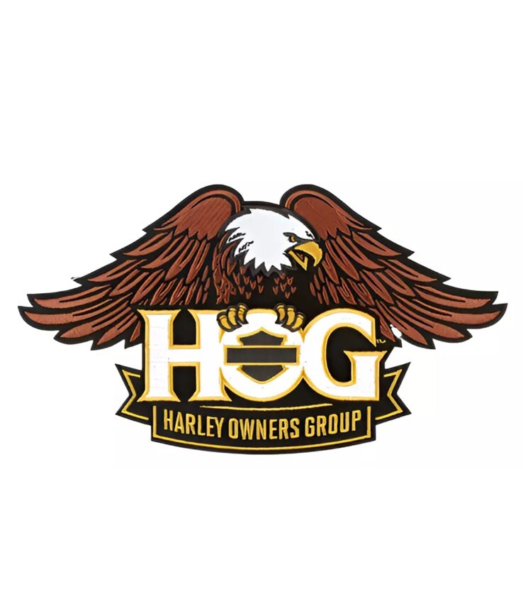 Harley-Davidson Eagle Gold HOG Patch Harley Owners Group NEW