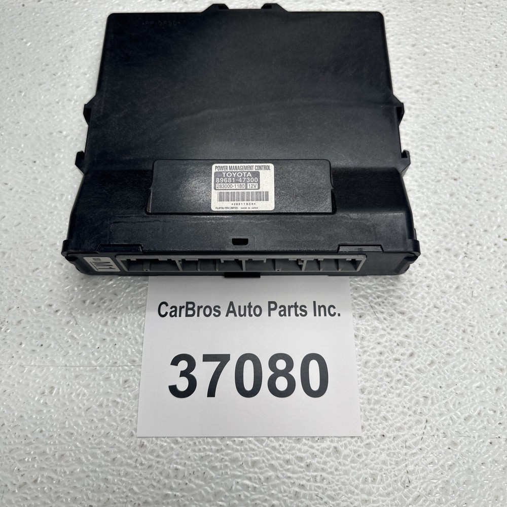 2012 2013 TOYOTA PRIUS POWER SOURCE CONTROL MODULE CHASSIS ECM ASSEMBLY