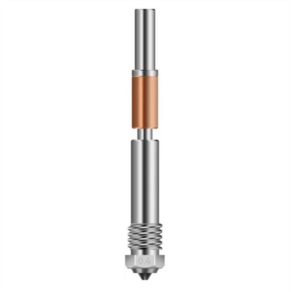 04mm for QIDI Plus4 Bimetallic Nozzle with Ceramic Insulation Integrated