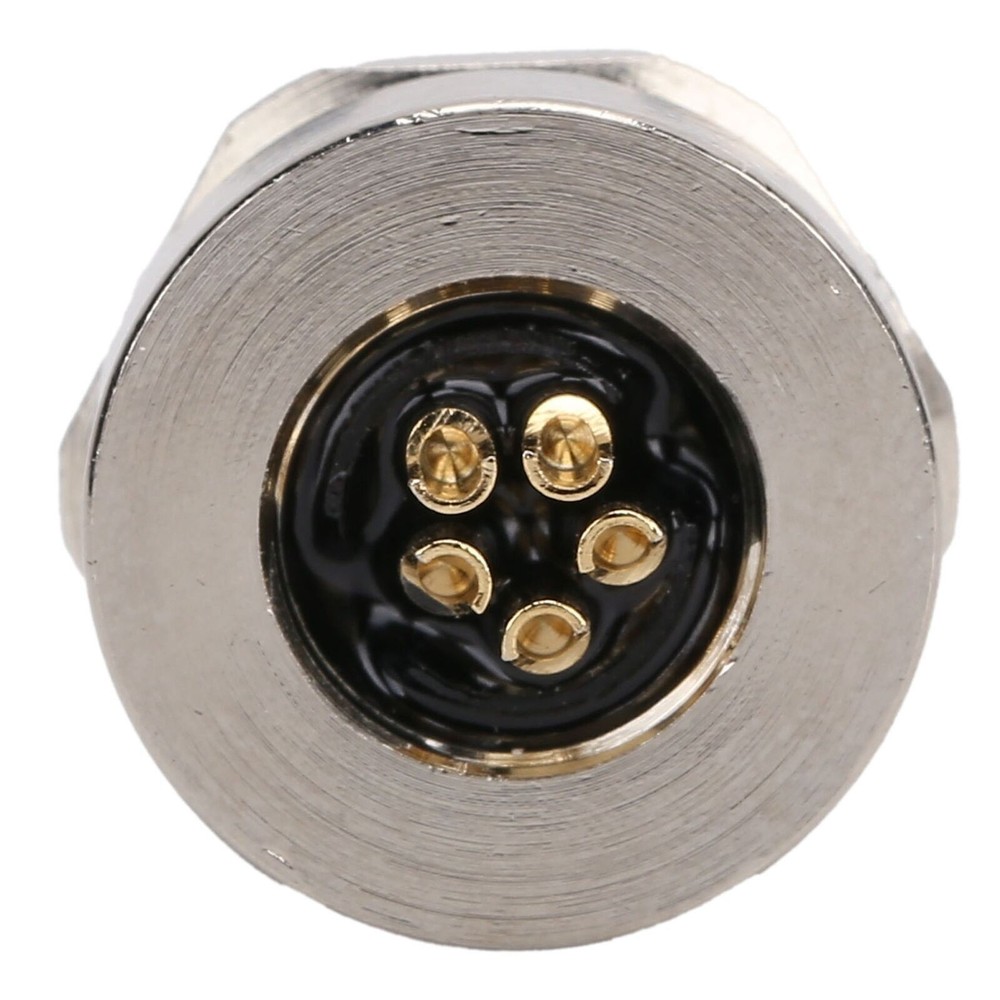 M8FS5 Panel Mounted Socket M8 IP67 Waterproof Connector 5pin Plug Adapter