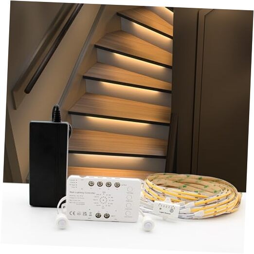 Motion Sensor with Daylight Sensor Sync Light Up Type LED Stair 8 Stairs