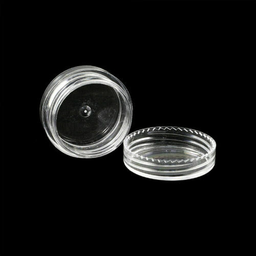 20pcs/Lot 3 Gram Empty Bottles Clear Plastic Sample Cream Makeup Container Jar