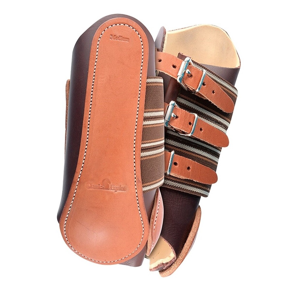 CLASSIC EQUINE Leather Front Splint Boot (LSB100B)