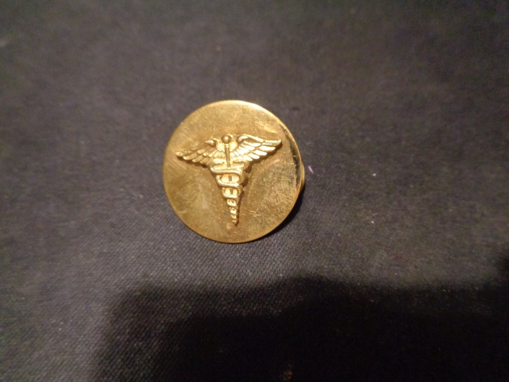 US Army Medical Service Corps Officer Insignia DISK BRASS SINGLE