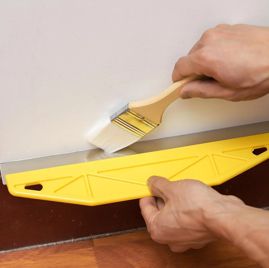 12in Paint Shield Trim Guard Edging Tool with Handle for Precise Painting