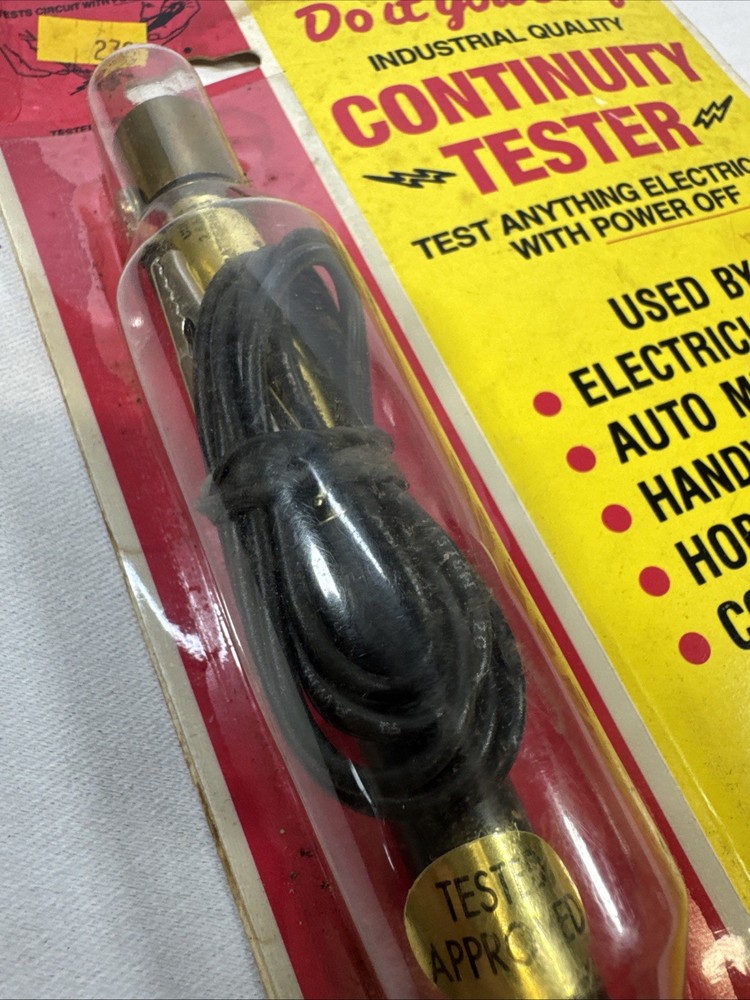 Handy Dandy Burnworth Electrical Tester 233 Vintage Tool Sealed