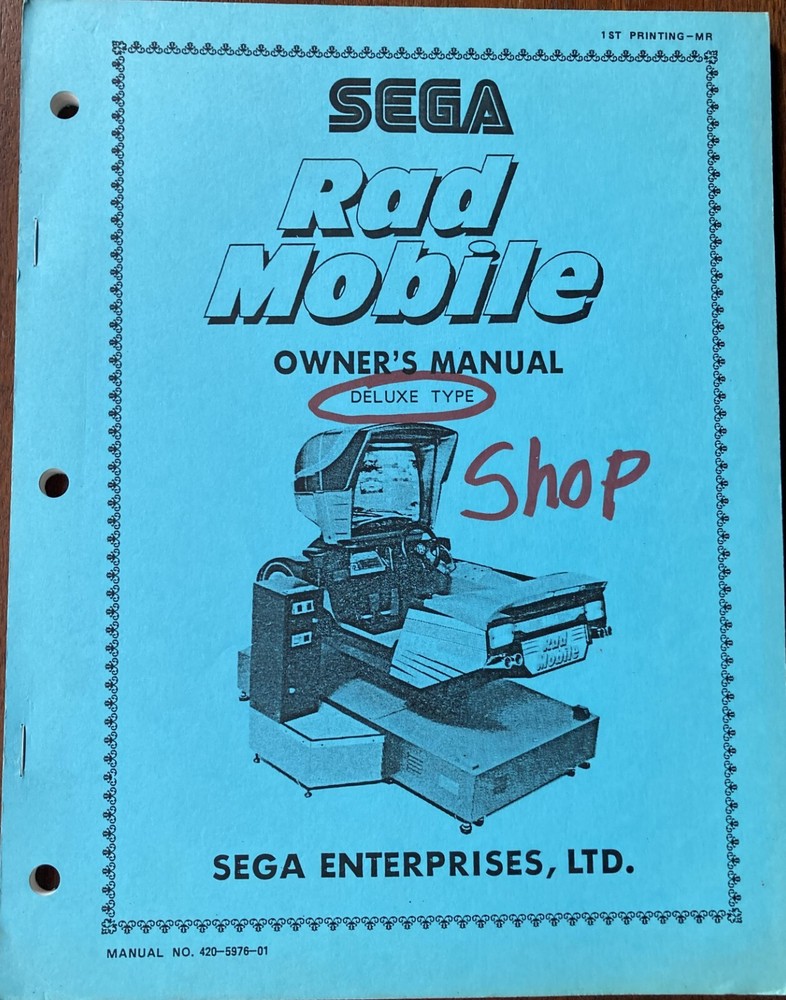 Rad Mobile DX Arcade Game Manual