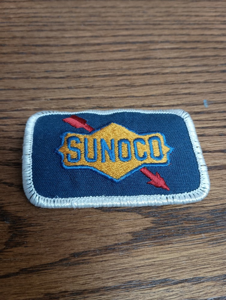 Sunoco Gasoline Attendant Patch Vintage Blue Version