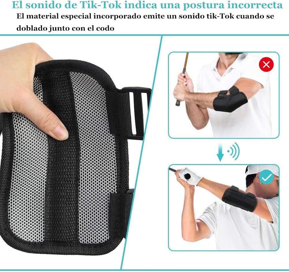 Golf Swing Training Elbow Brace, Straight Practice Golf Swing Trainer Elbow Brac