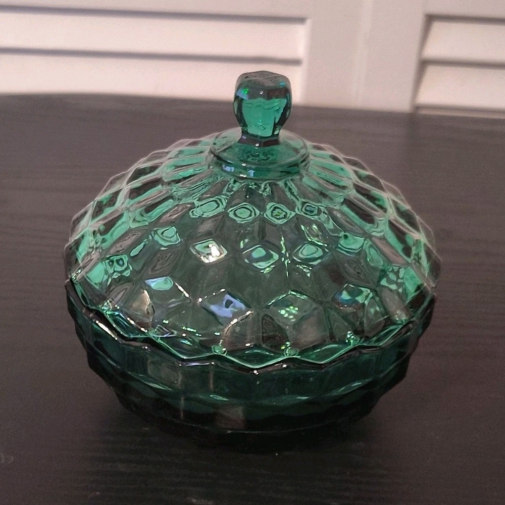 Vintage Indiana Glass Company Whitehall pattern lidded