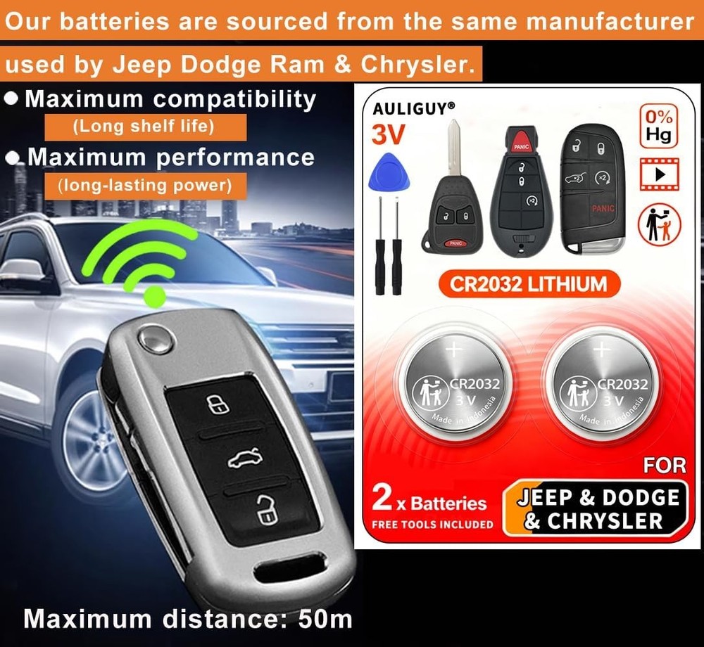 Batteries Replacement for Smart Remote Fobik