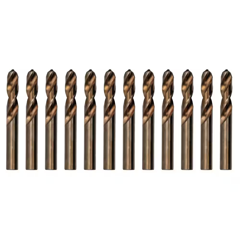 #39 M42 Cobalt Short Drill Bit (12-Piece)