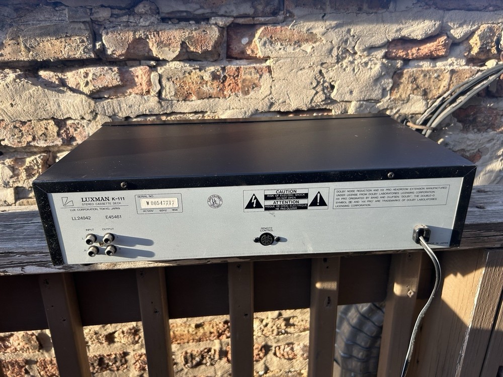 Luxman K 111 Pro Cassette Deck Tested And Working
