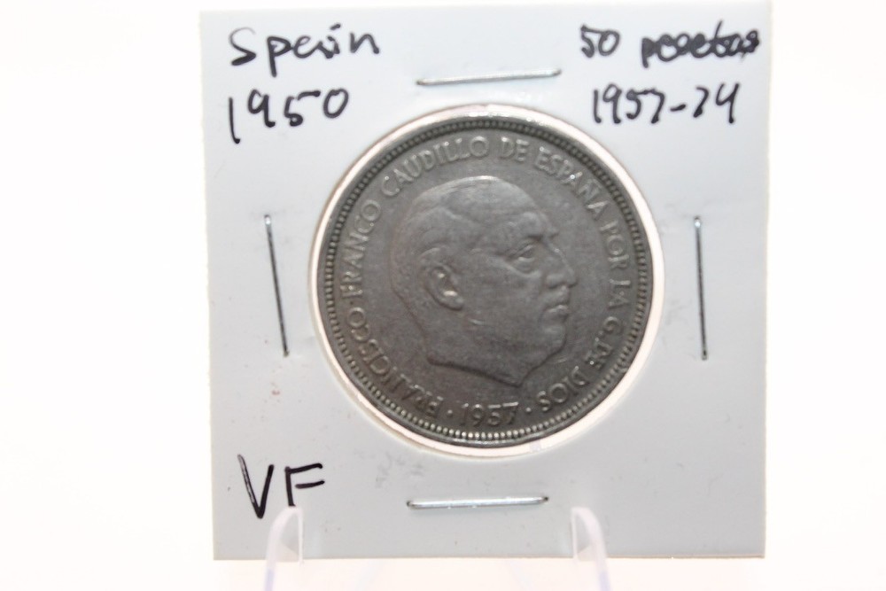 1957 Spain 50 Pesetas - VF