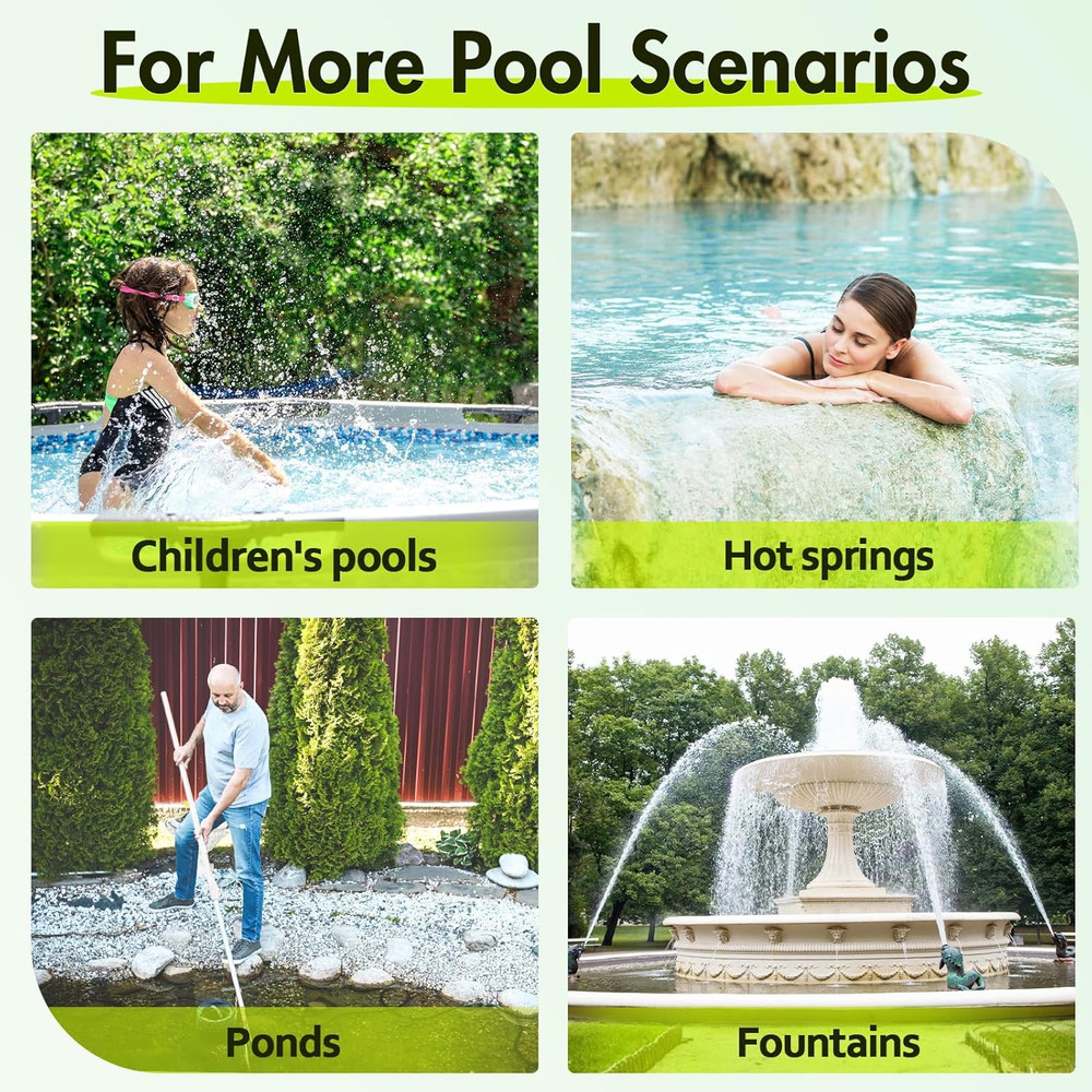Pool Net,Pool Skimmer Net with Reinforced Frame Large Capacity Pool Cleaning Net