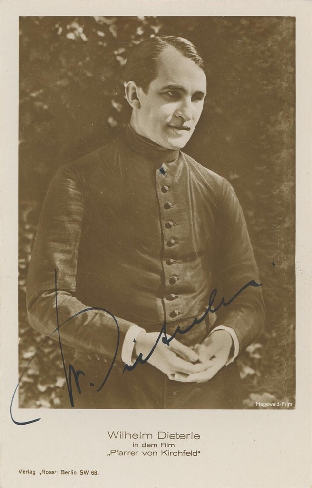 Wilhelm Dieterle- Signed Vintage Picture Postcard