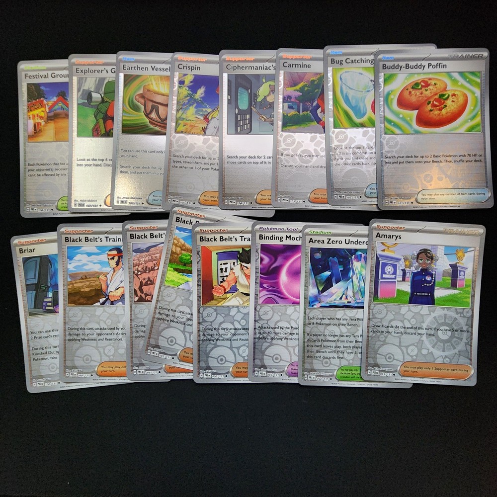 Pokemon Prismatic Evolutions Complete Holo & Reverse Holo Set Bundle x121 Cards