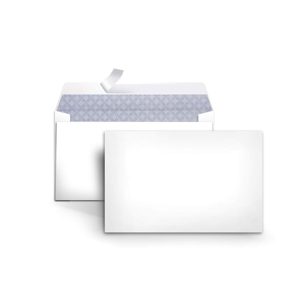 Amazon Basics #6 3/4 Security-Tinted Self-Seal Envelopes for 100-Pack, White