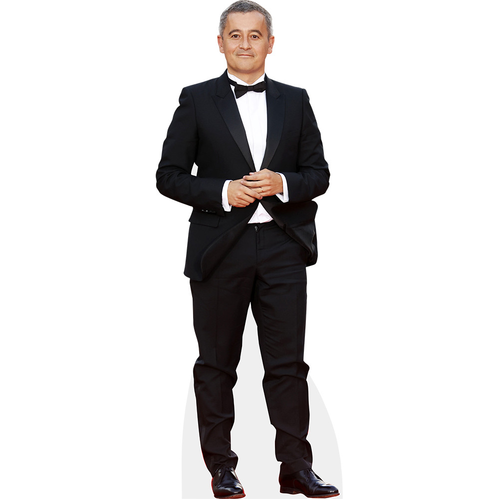 Gerald Darmanin (Bow Tie) Mini Size Cutout