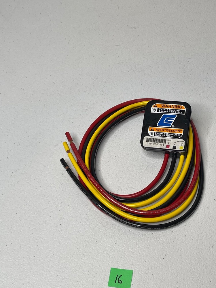 Copeland Scroll Power Cable 529-0600-04 W/ Molded Plug