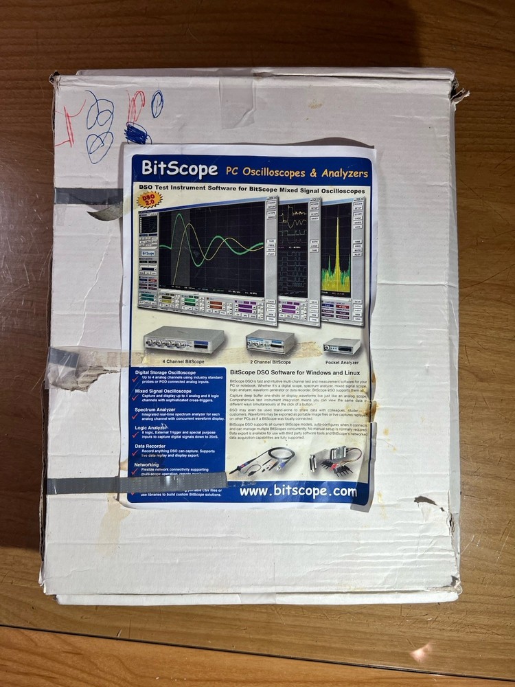 BitScope Designs BS100 USB Mixed Signal PC Oscilloscope Logic Analyzer