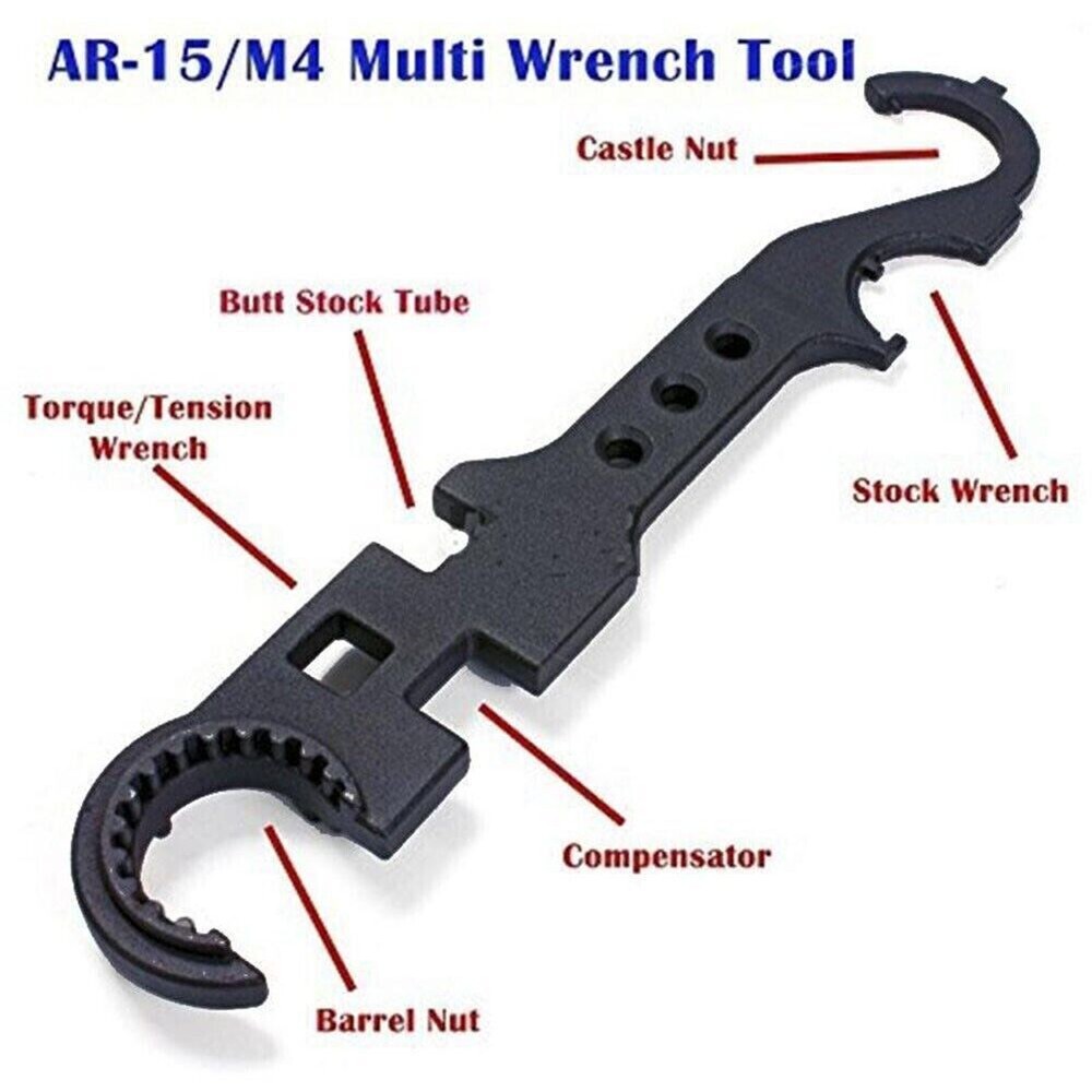 Multi Function 15 4 Wrench Heavy Duty Repair Tool Combo Purpose Field Riding US
