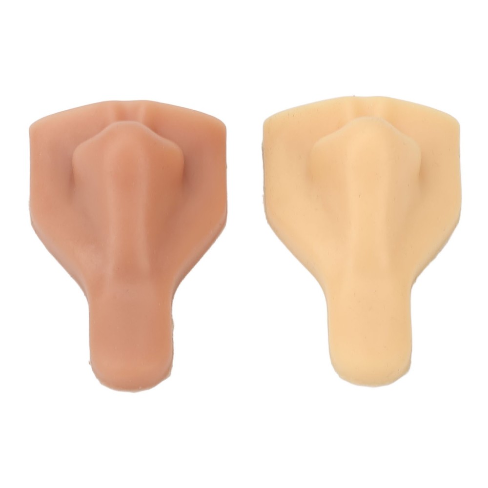 2pcs Soft Silicone Nose Model High Simulation For Practicing Suture