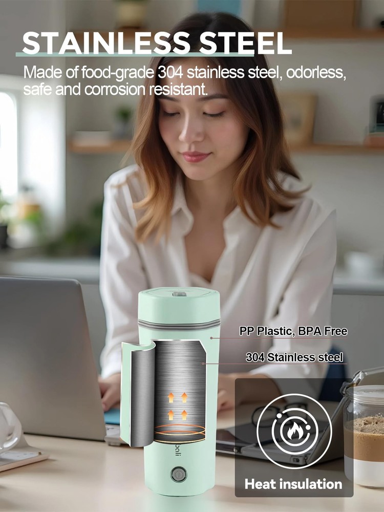 Travel Kettle Electric Small Portable Electric Kettle for Boiling Water Trave...