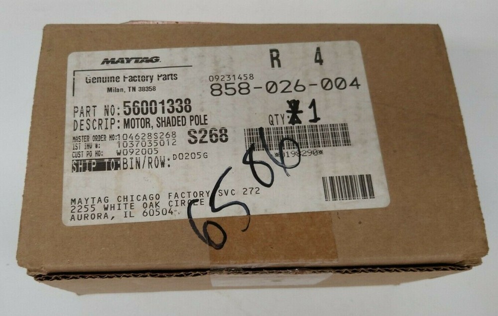 Motor shaded pole 56001338