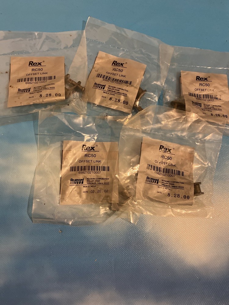 Rex RC50 Offset Link Lot Of 5.