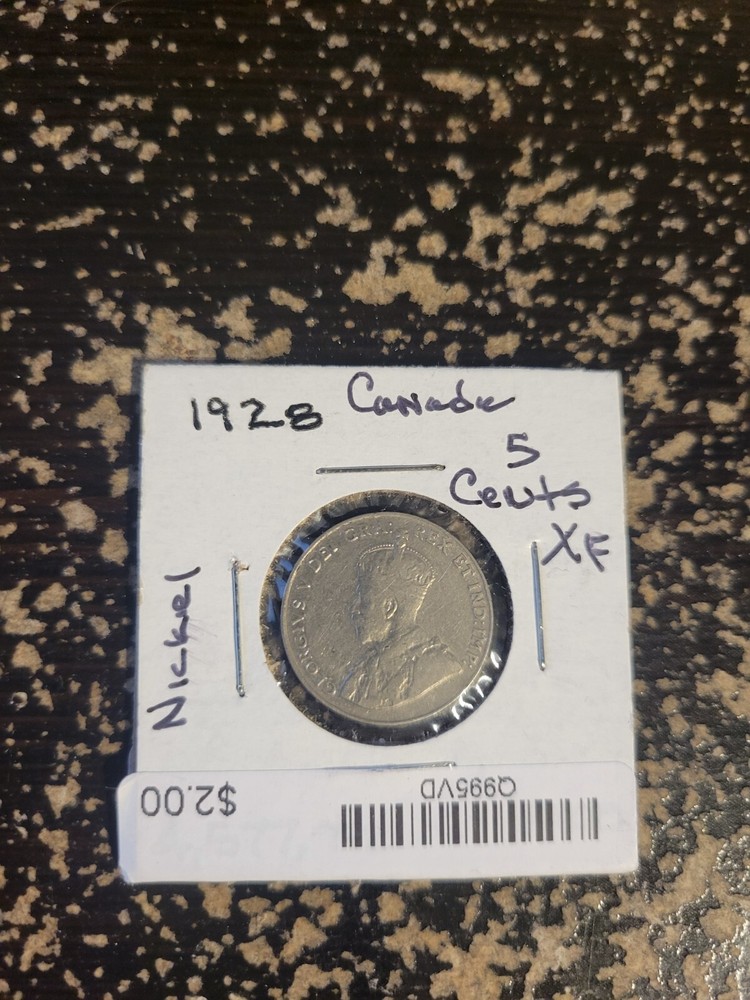 1928 Canada 5 Cents