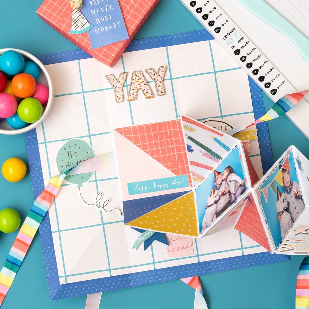 Explosion Board, Make DIY Custom Explosion Boxes, for Memory Keeping, Gift Gi...