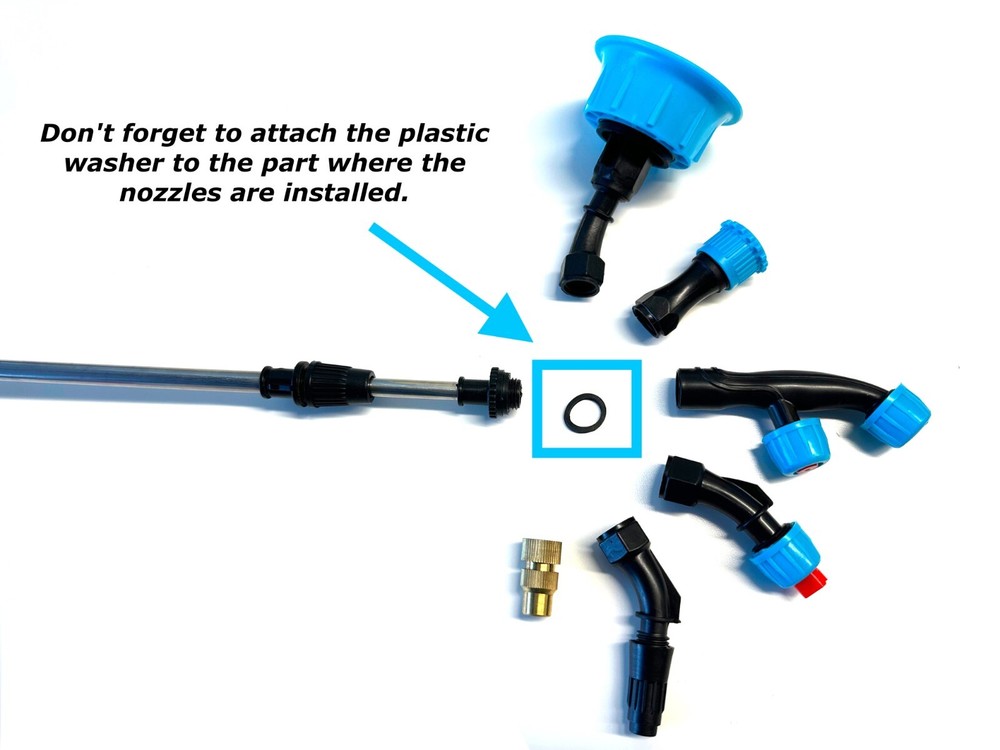 AGRICAS sprayer nozzles, 6 pc