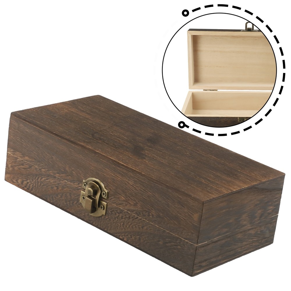 High Quality Storage Box Natural/Light/Dark Rectangular 1PCS 20*10*6cm
