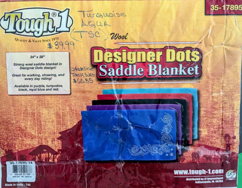 Decorative Horse Saddle Blanket
