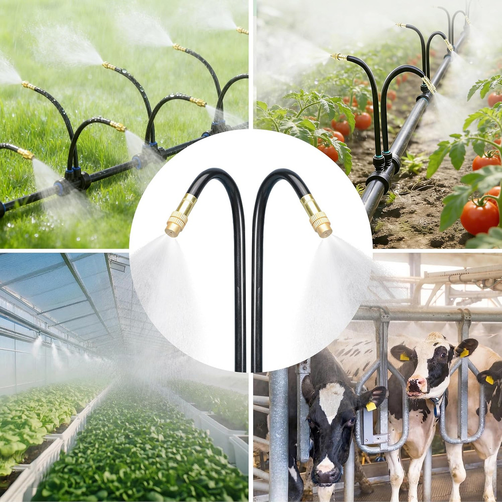 Drip Irrigation System for Garden, Automatic Watering System with Adjustable 360