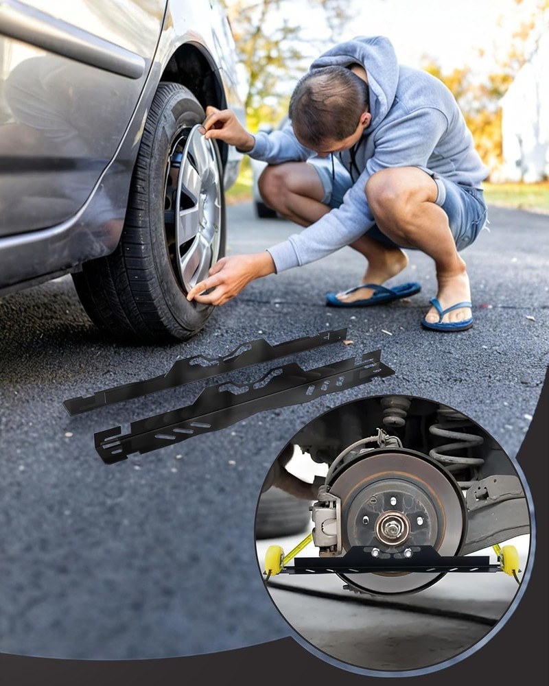 Compact One-Piece Wheel Alignment Tool - Precision Toe Adjustment, Garage Ready