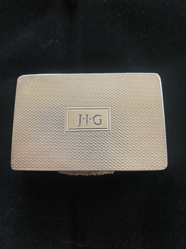 Rare Gallagher Sterling Silver Engine Turned Box by Peter John Doherty 2001