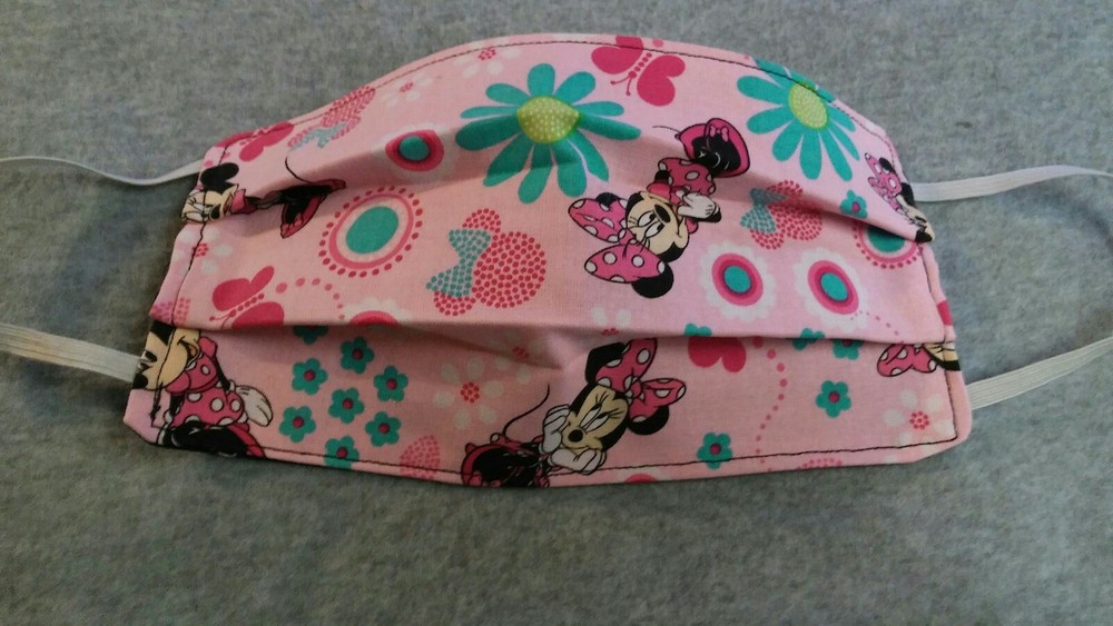 Handmade Fabric Face Mask - Reusable Disney Mouse