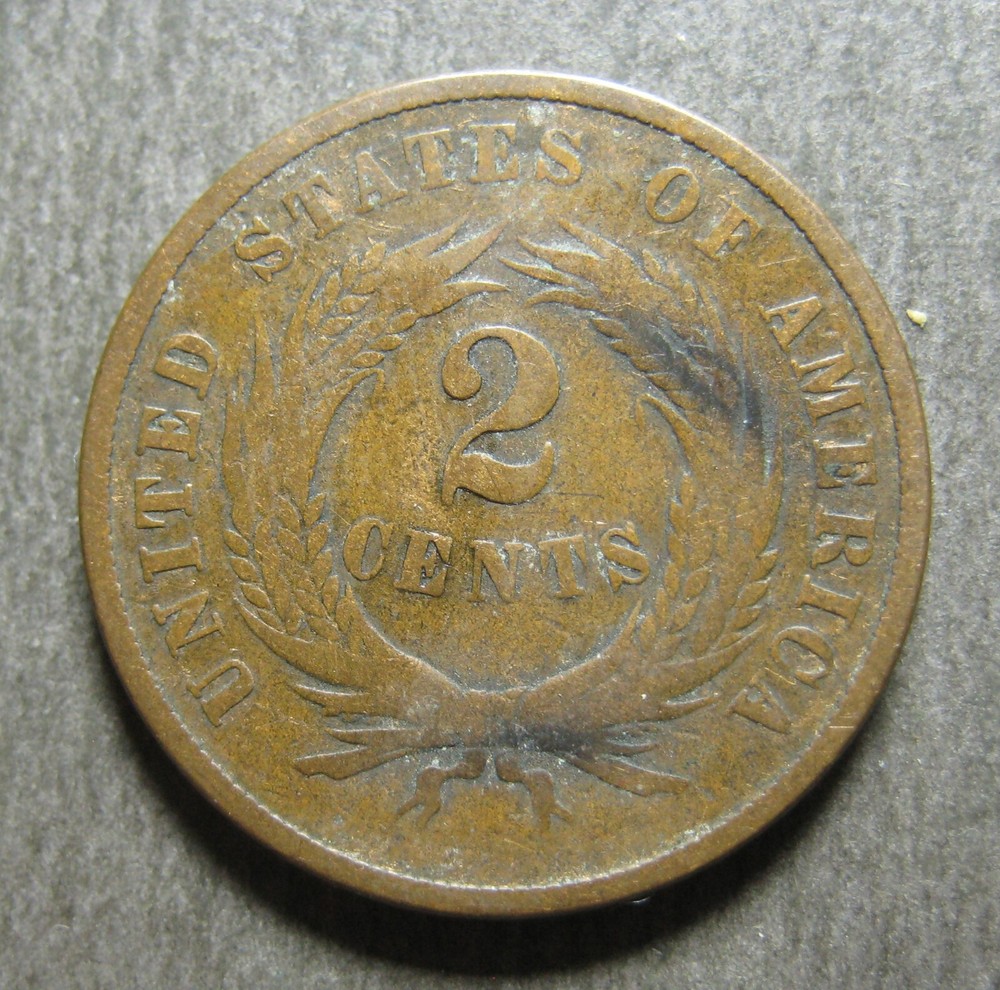 1868 U.S. Two Cent Piece - (P3201)