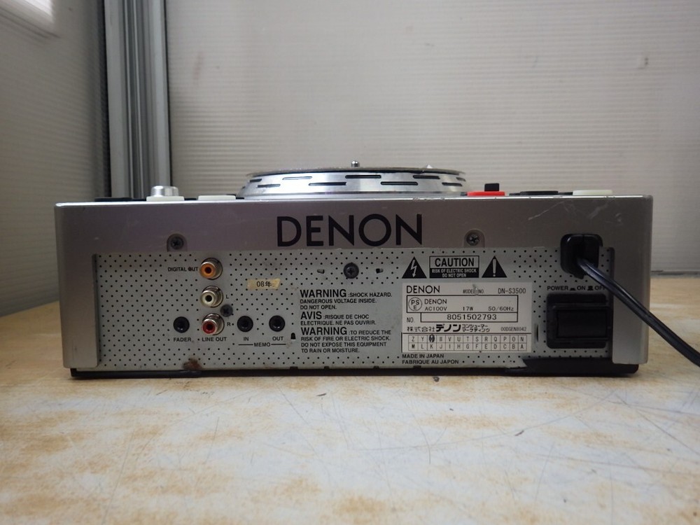 Denon DN-S3500 DJ CD Turntable y3336