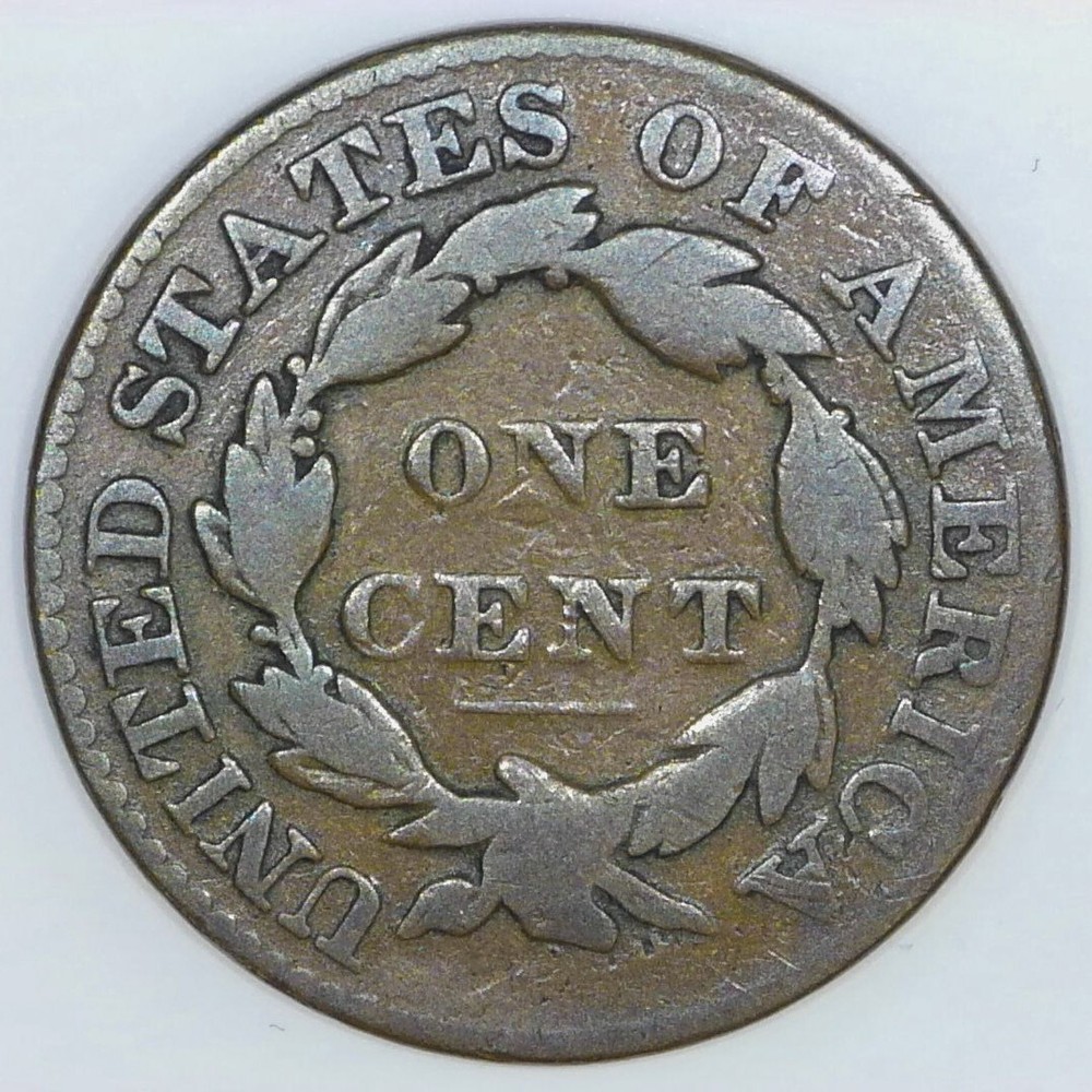 1827 Coronet Head Large Cent VG h619