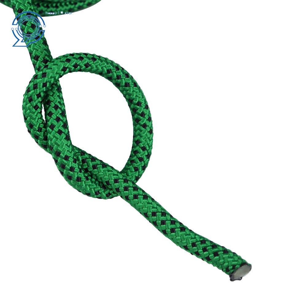 3/8" × 100' Rope High Strong Pulling Rope Braided Polyest Rope 3520Lbs