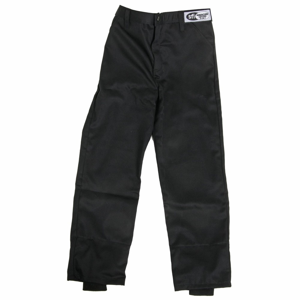 Summit Racing Driving Pants Single Layer Pyrovatex Black Junior's Medium Each