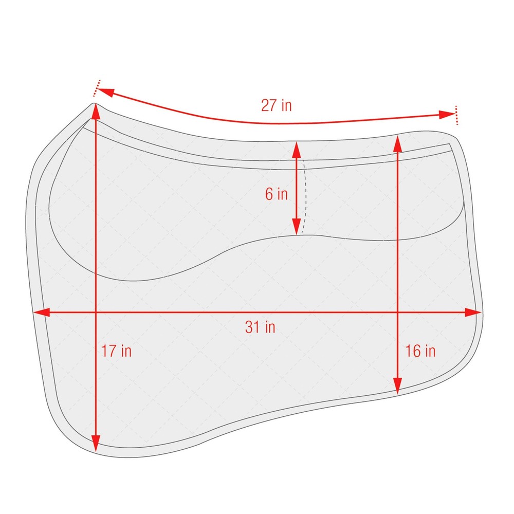 ECP All Purpose Diamond Quilted Therapeutic Contoured Correction Support