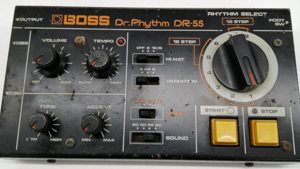 Boss  DR-55 Dr. Rhythm  Machine Used Working