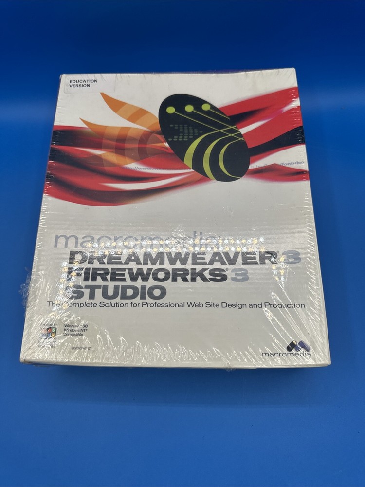 Macromedia Dreamweaver Fireworks Studio Sealed